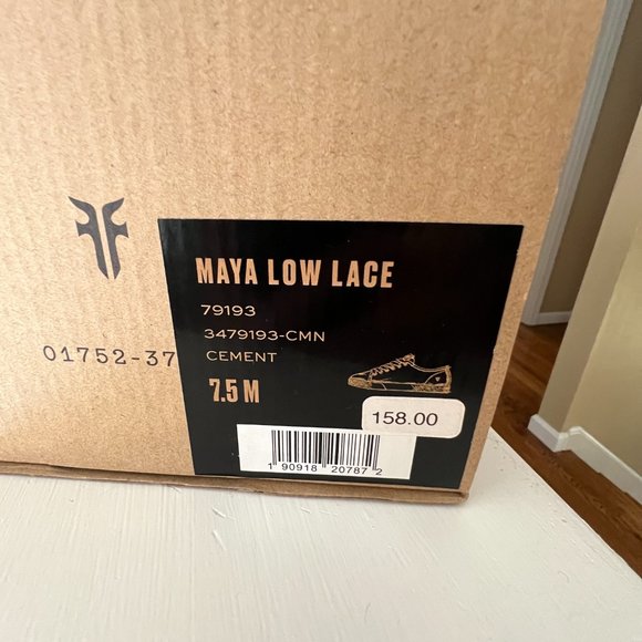 Frye and Co. maya low lace leather sneakers size 7.5 - Picture 4 of 5